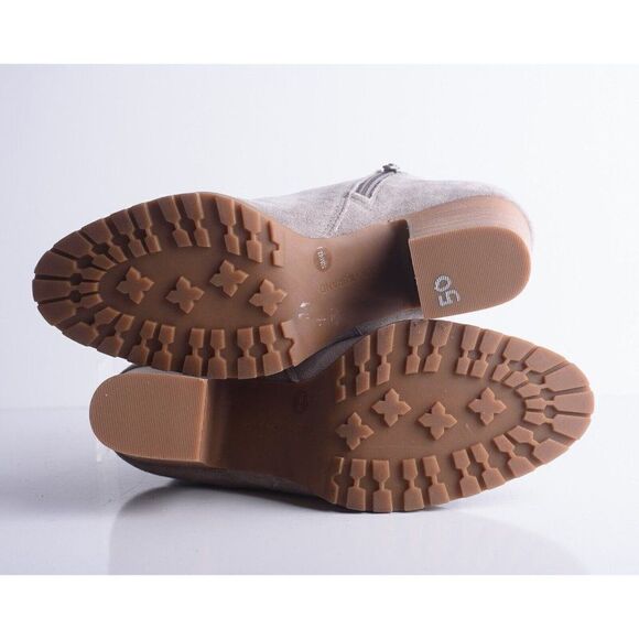 Lucky Brand Womens Noryn Gray Suede Ankle Boots heeled Booties US 10 EU 42 NWOT - Picture 8 of 8